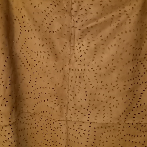 Leather skirt ankle length - Picture 2 of 4